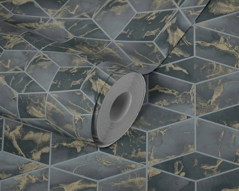 Metropolitan Stories 2 - Geo Marble industrial wallpaper AS Creation    