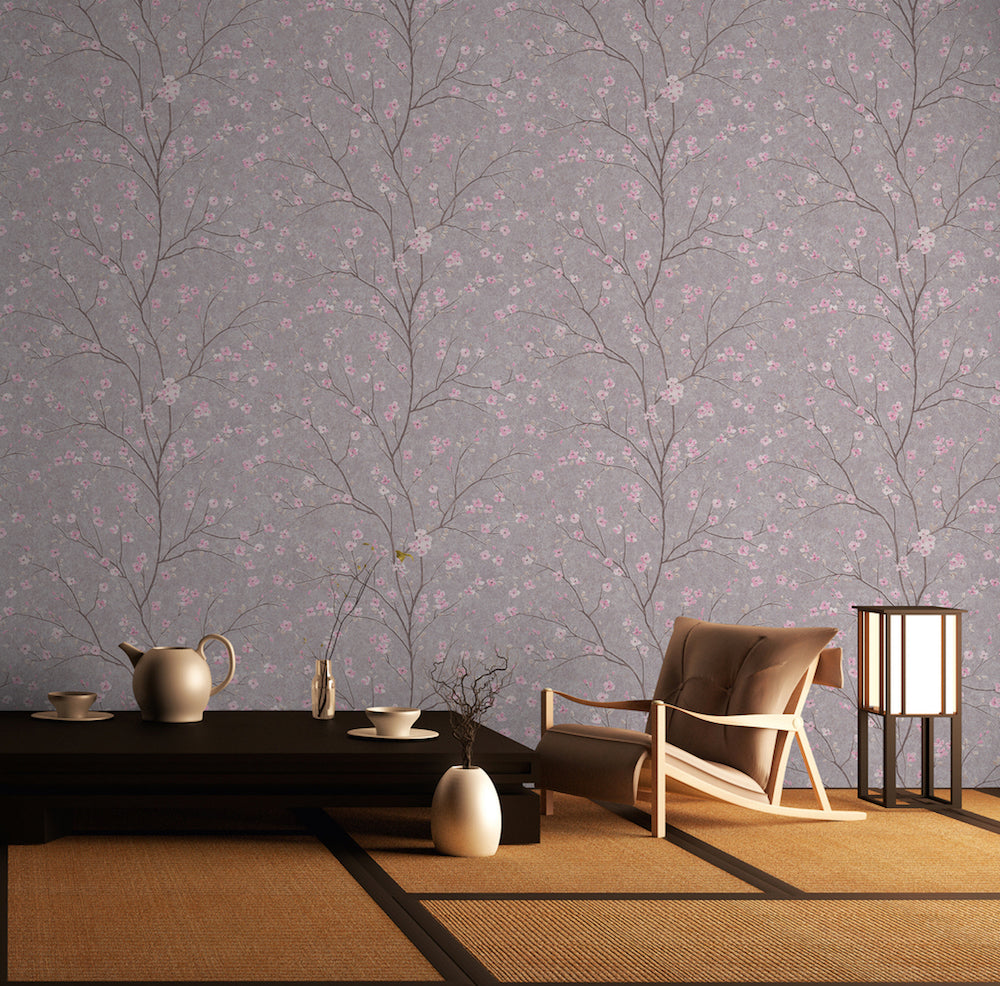 Metropolitan Stories 2 - Sakura in Bloom botanical wallpaper AS Creation    