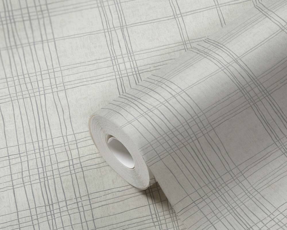 Metropolitan Stories 2 - Metallic Tartan geometric wallpaper AS Creation    
