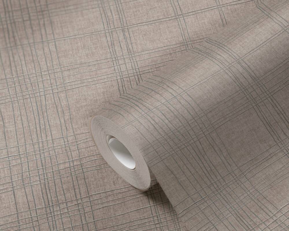 Metropolitan Stories 2 - Metallic Tartan geometric wallpaper AS Creation    