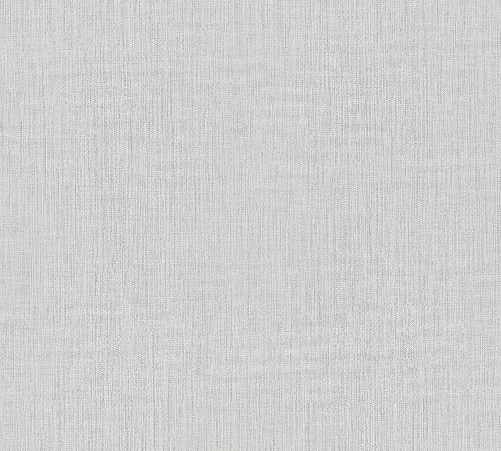 Daniel Hechter 6 - Subtle Seagrass Look plain wallpaper AS Creation Roll Grey  379523