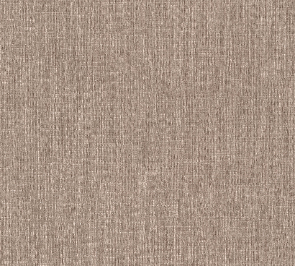 Daniel Hechter 6 - Subtle Seagrass Look plain wallpaper AS Creation Roll Brown  379526