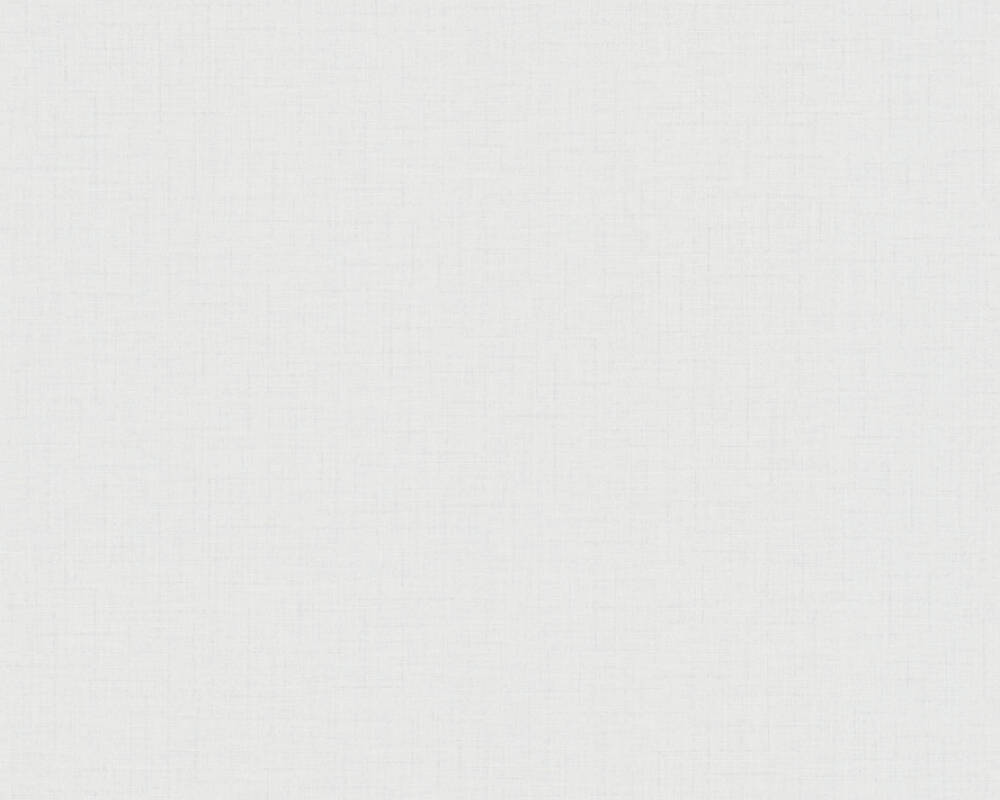 Metropolitan Stories 2 - Seamless Linen Look Sophistication plain wallpaper AS Creation Roll White  379535