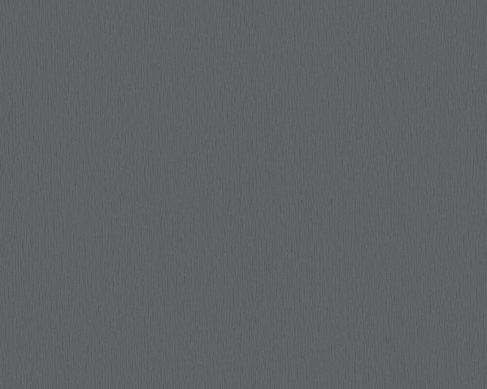 Trendwall 2 - Delicate Lines plain wallpaper AS Creation Roll Dark Grey  379733