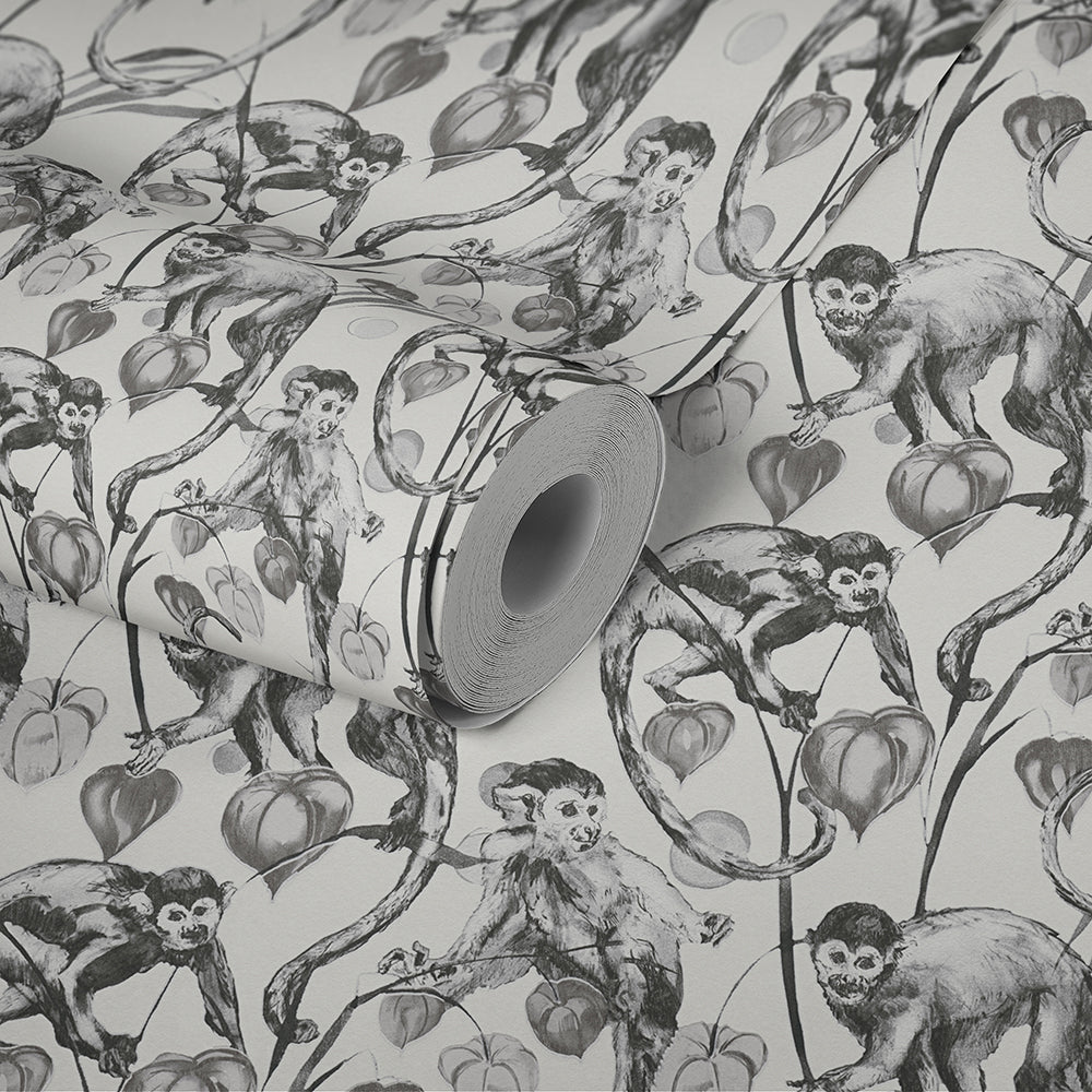 Michalsky 4 - Mad Monkeys botanical wallpaper AS Creation    