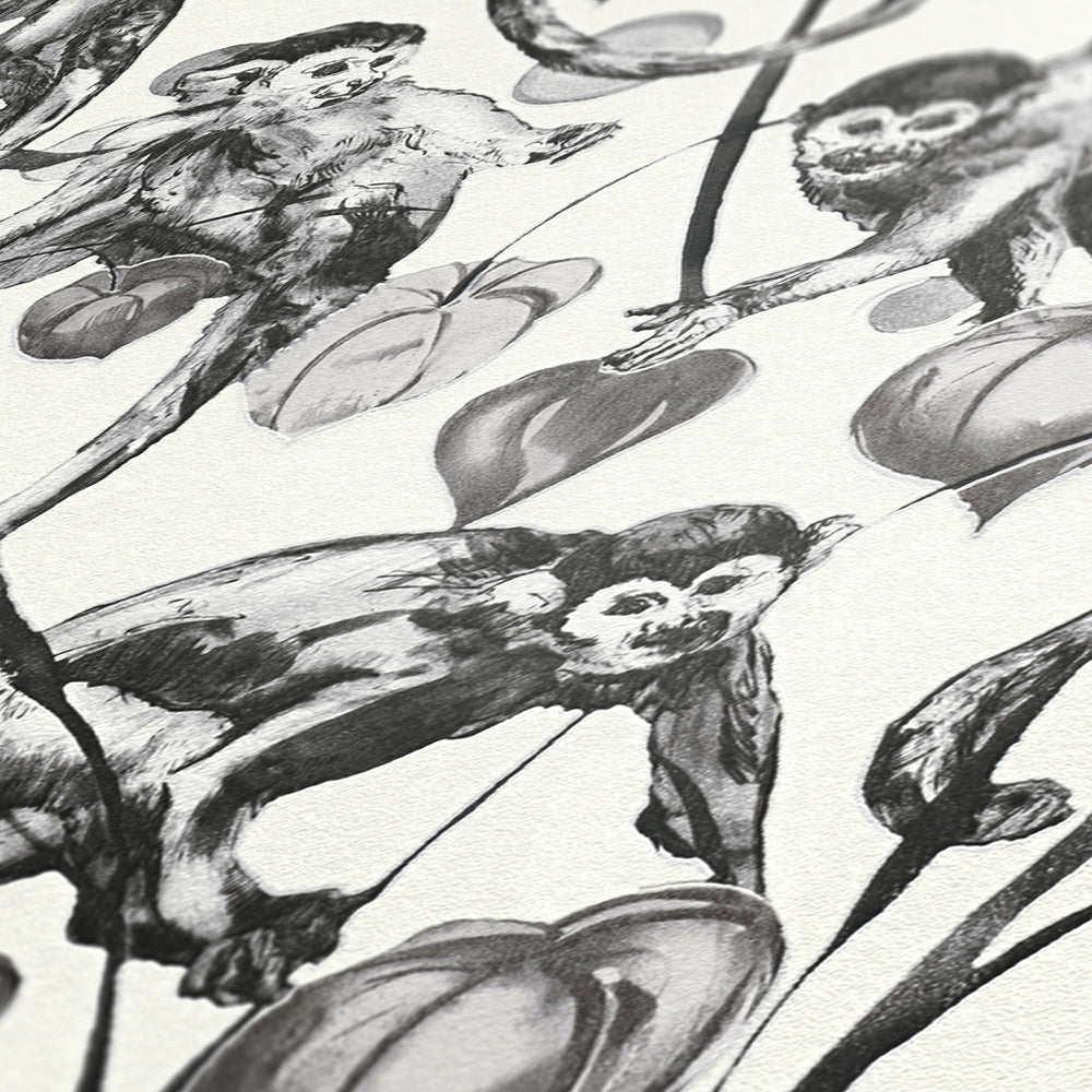 Michalsky 4 - Mad Monkeys botanical wallpaper AS Creation    