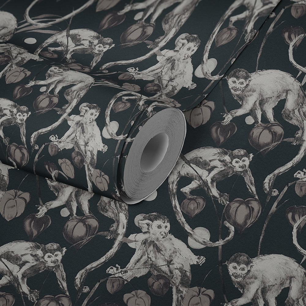 Michalsky 4 - Mad Monkeys botanical wallpaper AS Creation    