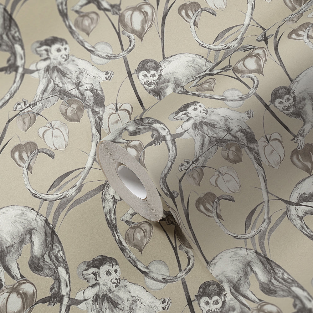 Michalsky 4 - Mad Monkeys botanical wallpaper AS Creation    
