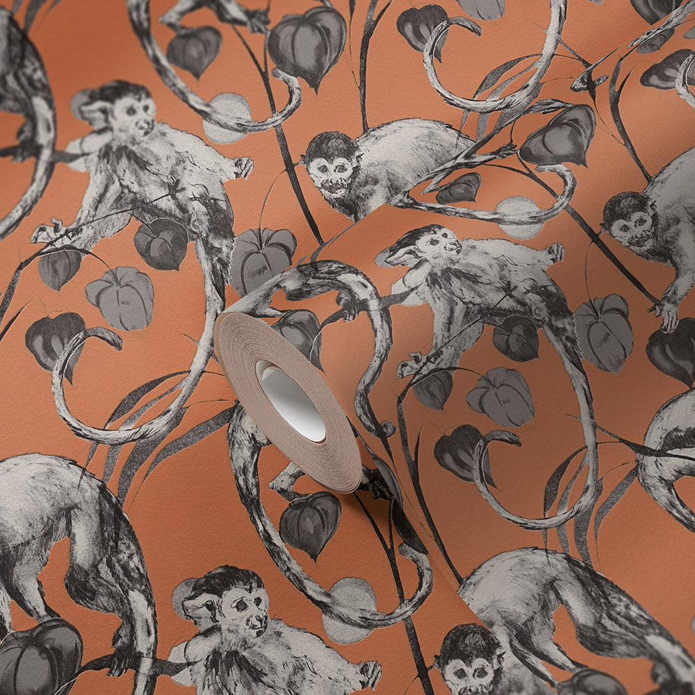 Michalsky 4 - Mad Monkeys botanical wallpaper AS Creation    