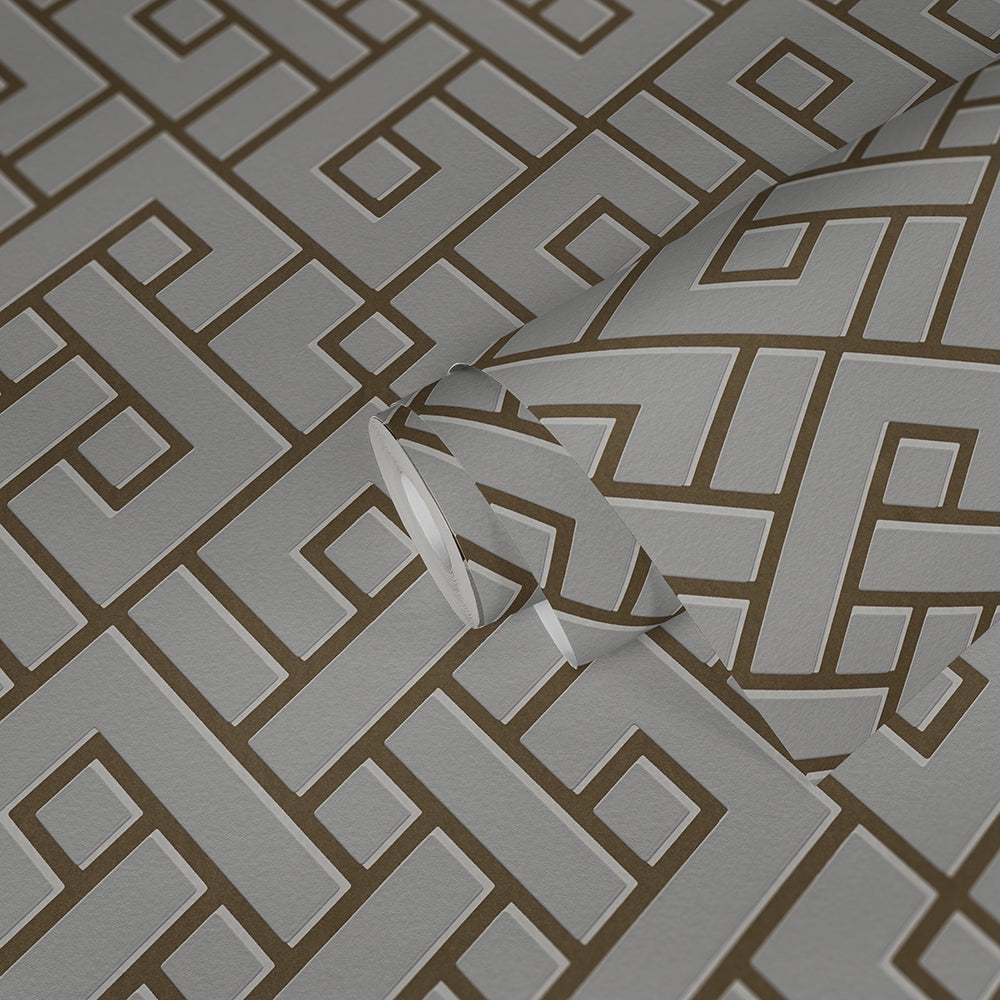 Michalsky 4 - Magic Meander geometric wallpaper AS Creation    