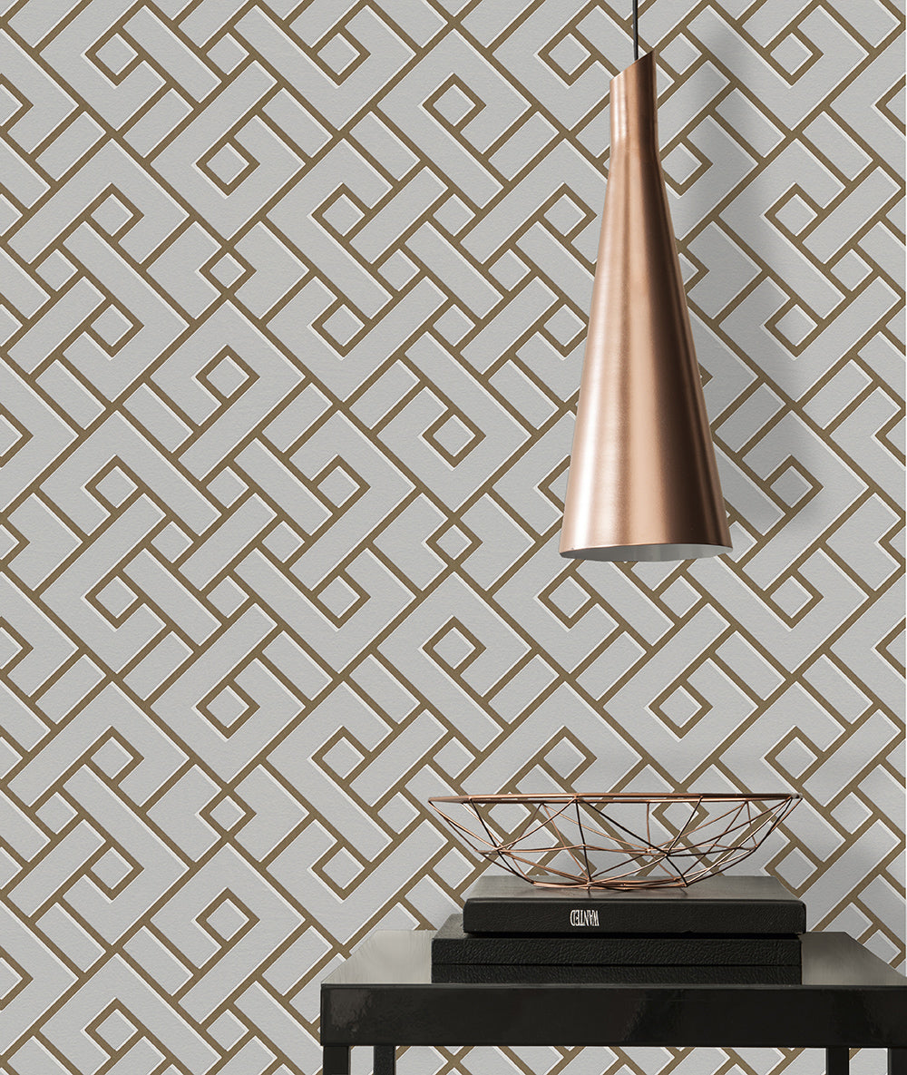 Michalsky 4 - Magic Meander geometric wallpaper AS Creation    