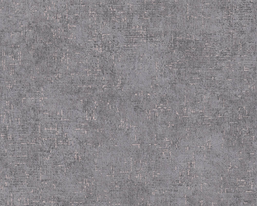 Trendwall 2 - Textured Distressed Effect plain wallpaper AS Creation Roll Grey  380891