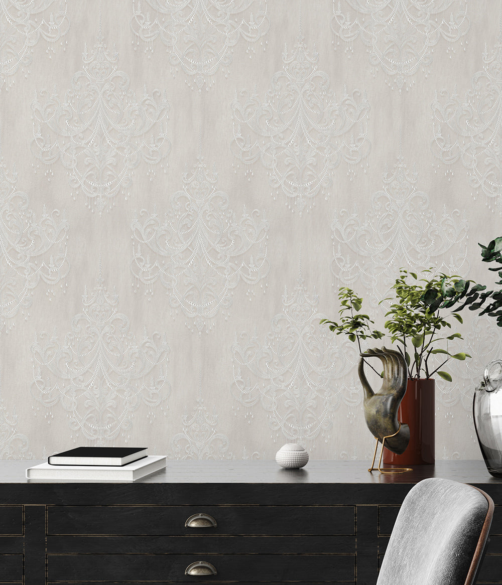 Mata Hari - Vintage Baroque damask wallpaper AS Creation    