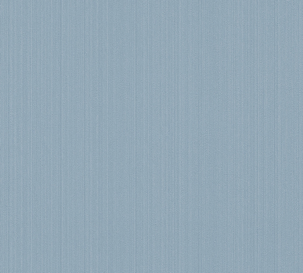 Mata Hari - Subtle Plains plain wallpaper AS Creation Roll Blue  380987