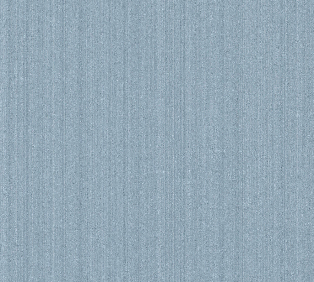Mata Hari - Subtle Plains plain wallpaper AS Creation Roll Blue  380987