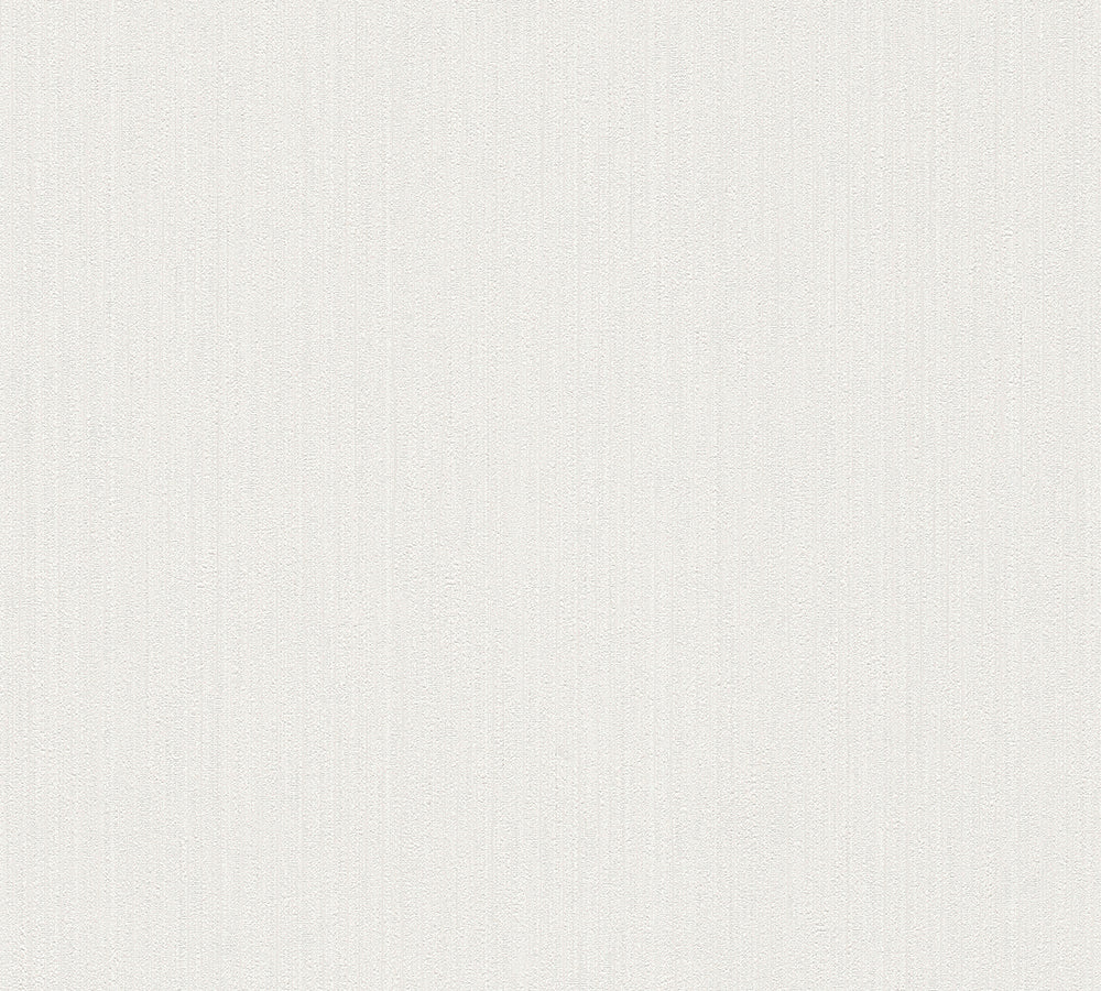 Mata Hari - Subtle Plains plain wallpaper AS Creation Roll White  380988