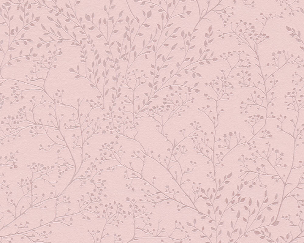 Trendwall 2 - Filigree Branches botanical wallpaper AS Creation Roll Light Purple  381002