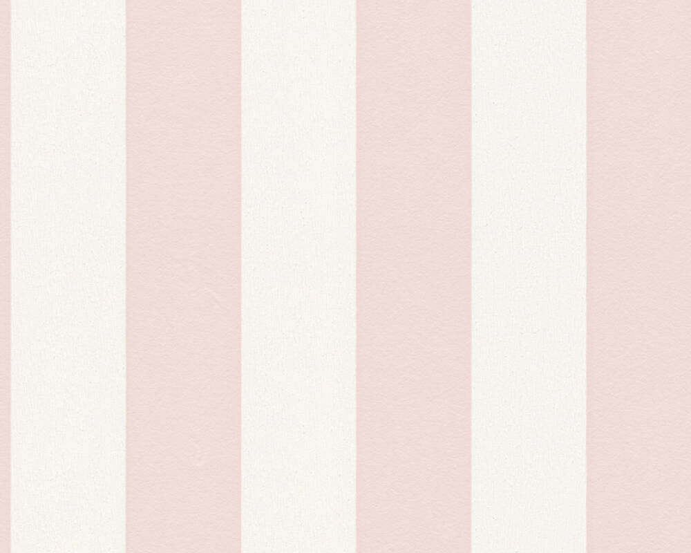 Trendwall 2 - Block Stripes stripe wallpaper AS Creation Roll Pink  381013