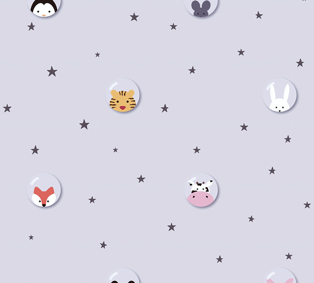 Little Love - Beek-A-Boo kids wallpaper AS Creation Roll Grey  381431