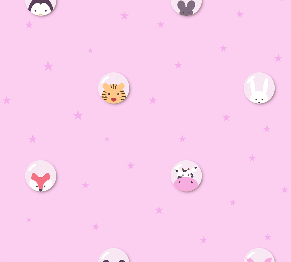 Little Love - Beek-A-Boo kids wallpaper AS Creation Roll Pink  381432