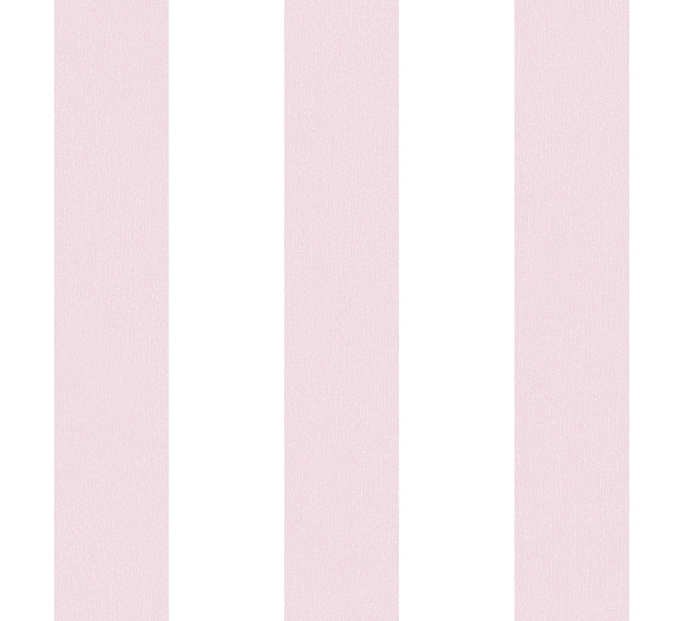 Little Love - Sweet Stripes kids wallpaper AS Creation Roll Light Pink  381482