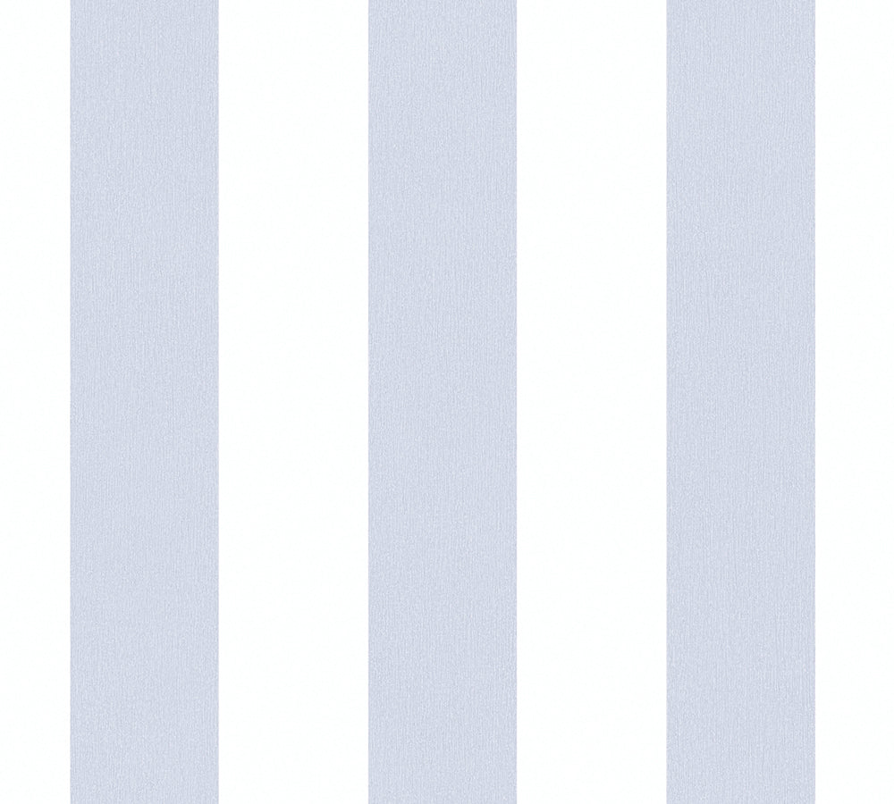Little Love - Sweet Stripes kids wallpaper AS Creation Roll Light Blue  381483