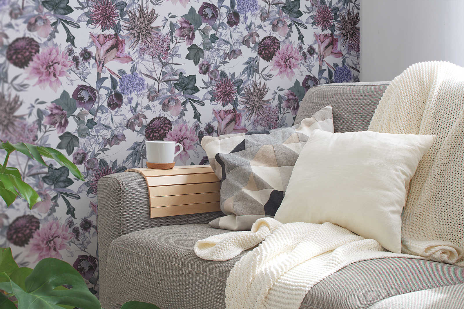 Dream Flowery - Flowers botanical wallpaper AS Creation    