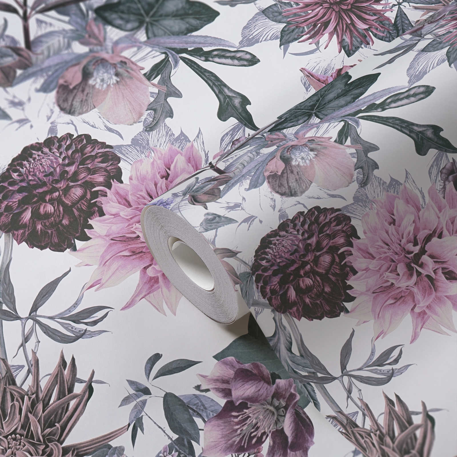 Dream Flowery - Flowers botanical wallpaper AS Creation    