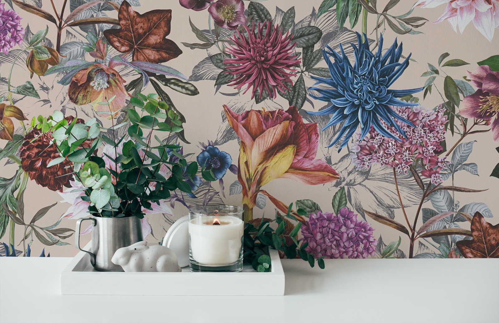 Dream Flowery - Flowers botanical wallpaper AS Creation    