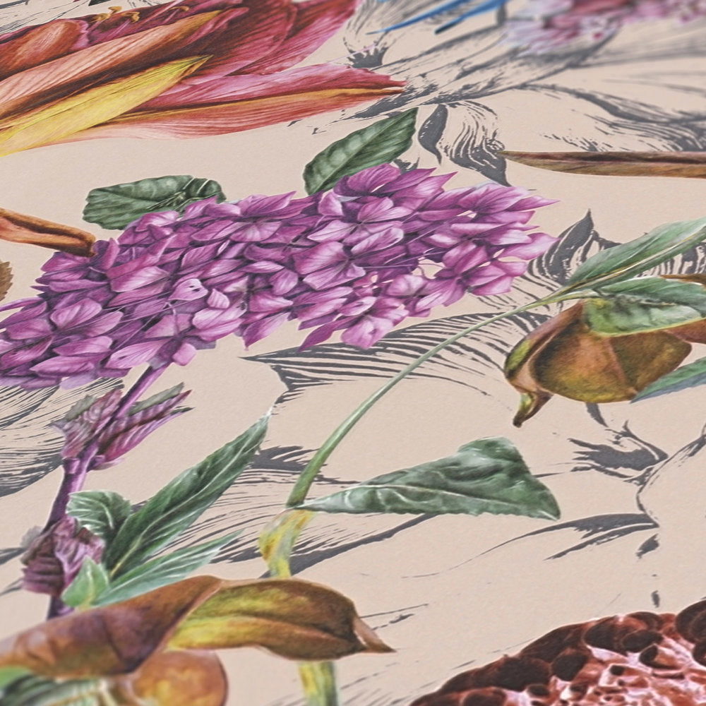 Dream Flowery - Flowers botanical wallpaper AS Creation    