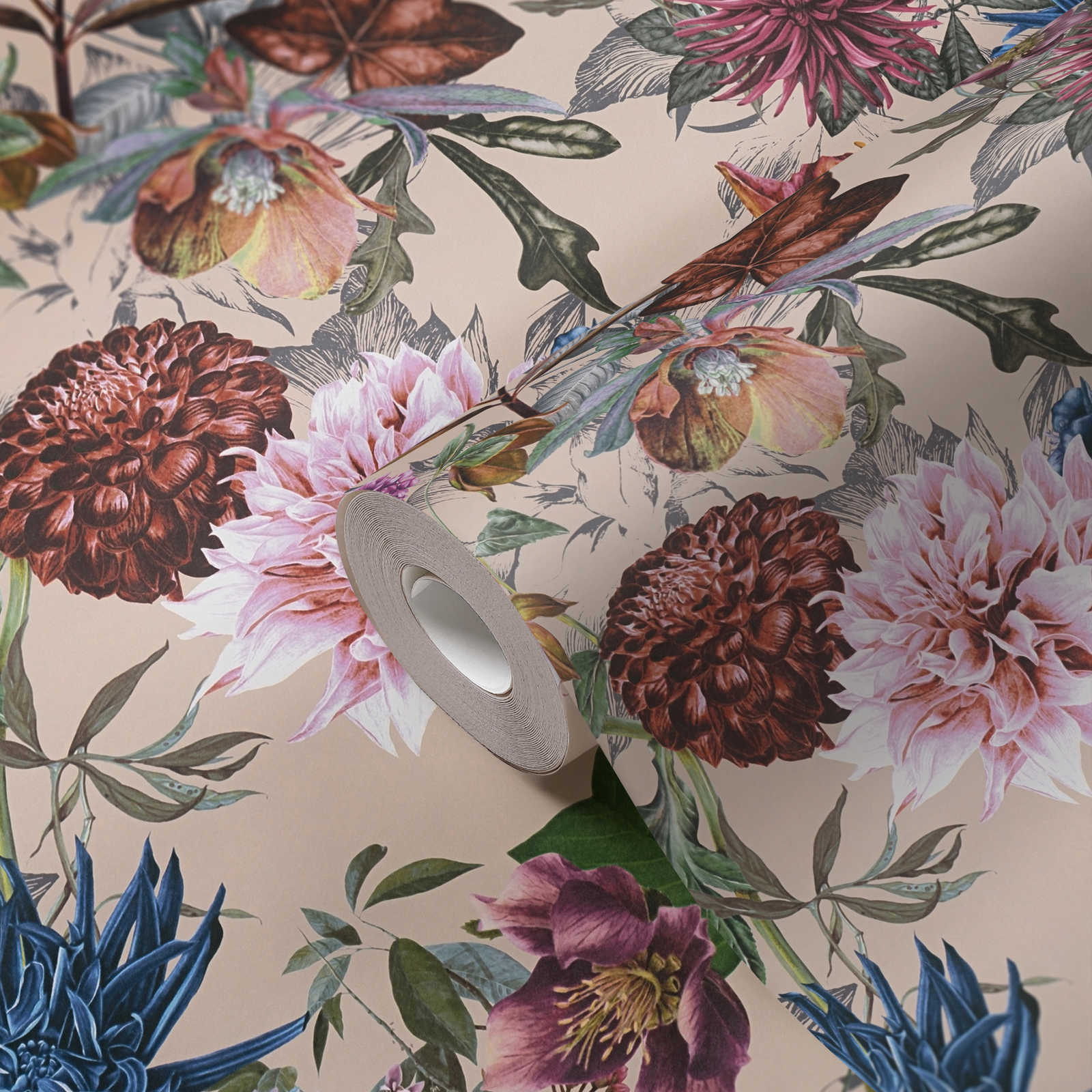 Dream Flowery - Flowers botanical wallpaper AS Creation    
