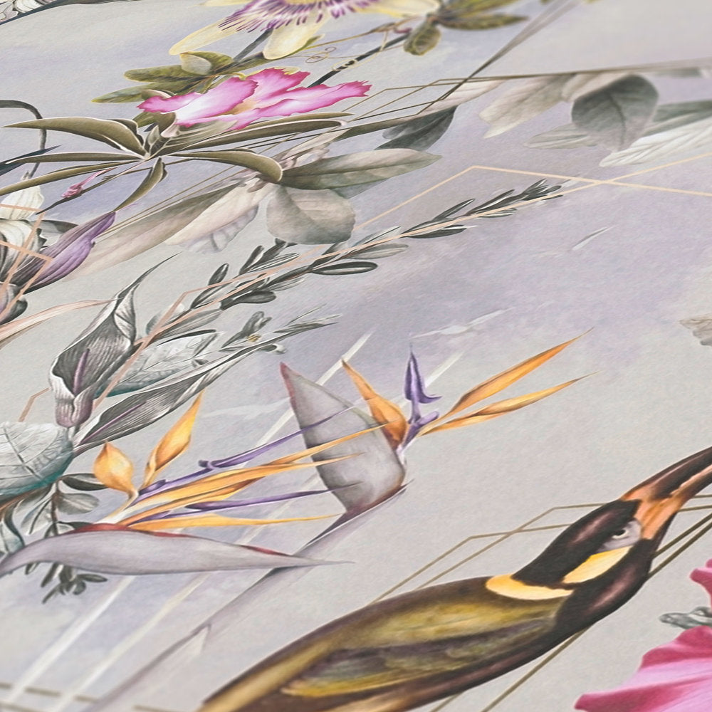 Dream Flowery - Hibiscus botanical wallpaper AS Creation    