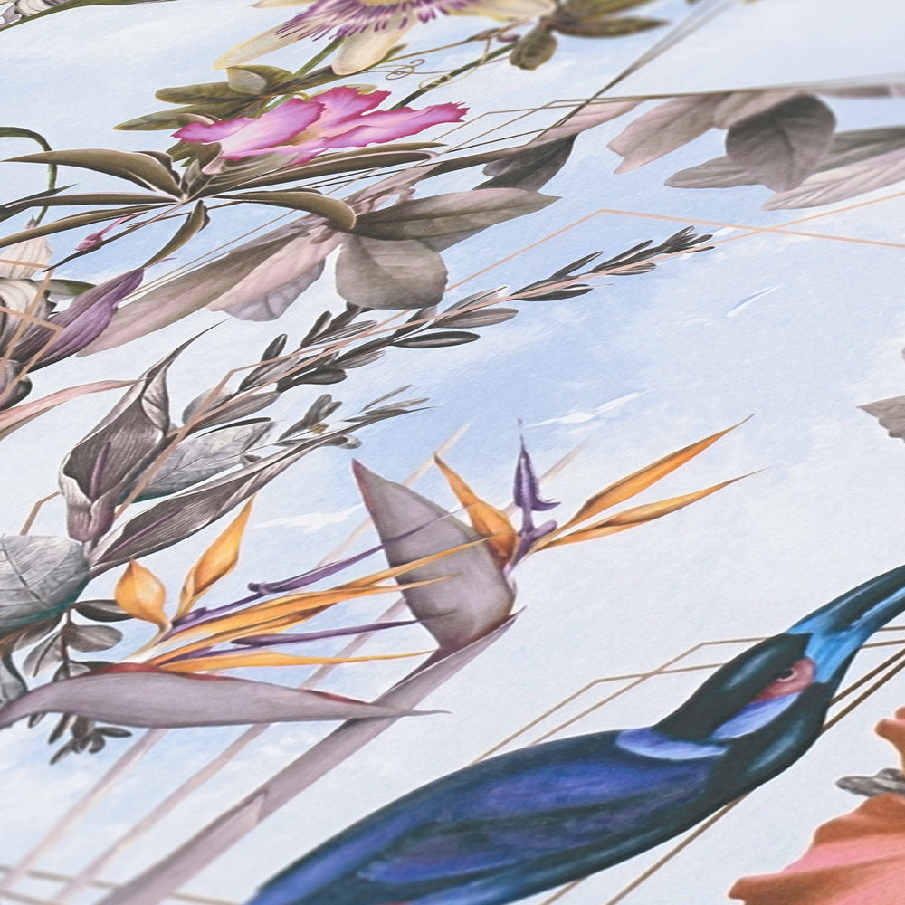 Dream Flowery - Hibiscus botanical wallpaper AS Creation    