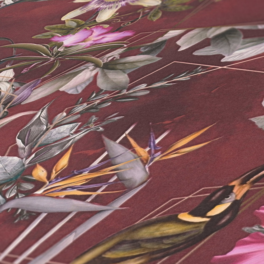Dream Flowery - Hibiscus botanical wallpaper AS Creation    