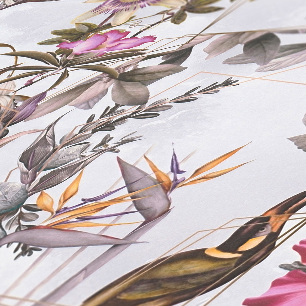 Dream Flowery - Hibiscus botanical wallpaper AS Creation    