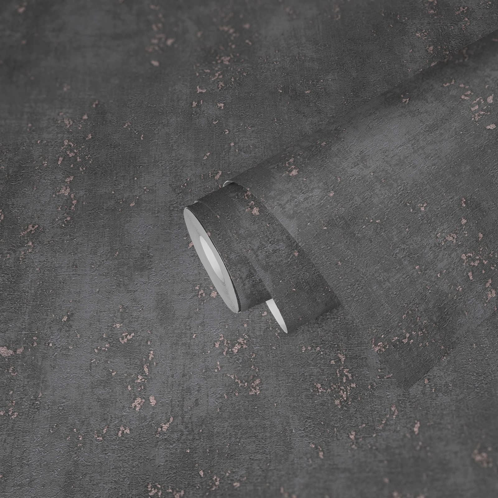 Titanium 3 - Weathered Concrete plain wallpaper AS Creation    