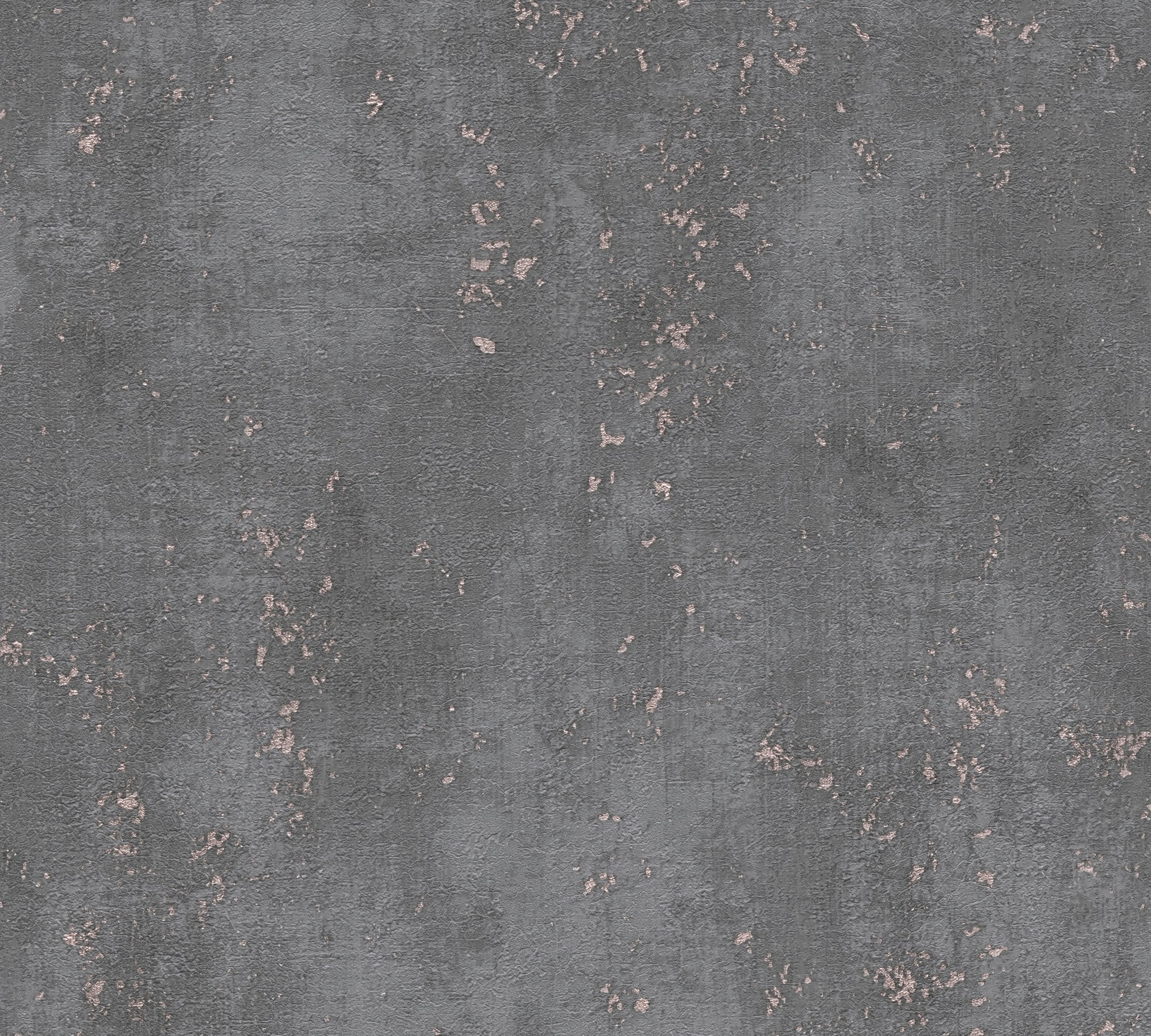 Titanium 3 - Weathered Concrete plain wallpaper AS Creation Roll Dark Grey  381951