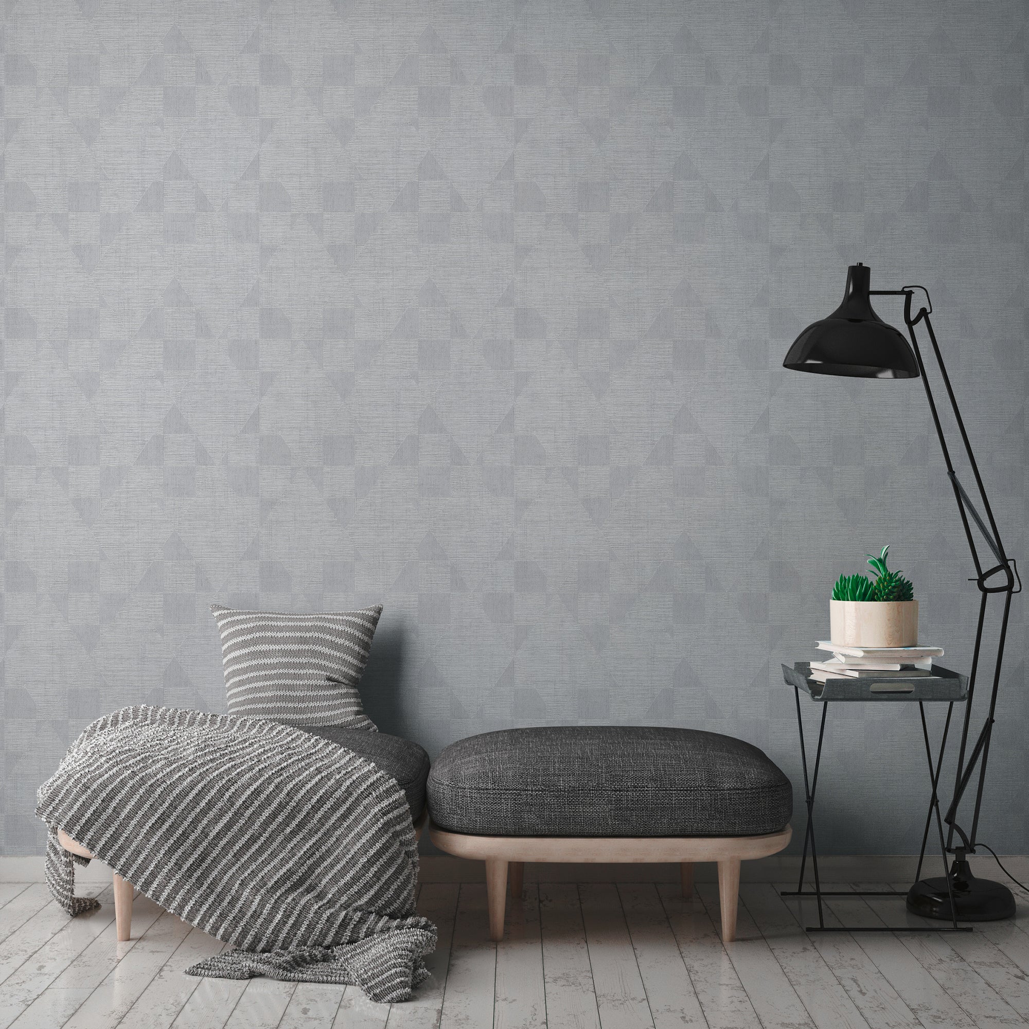 Titanium 3 - Geo Shapes geometric wallpaper AS Creation    