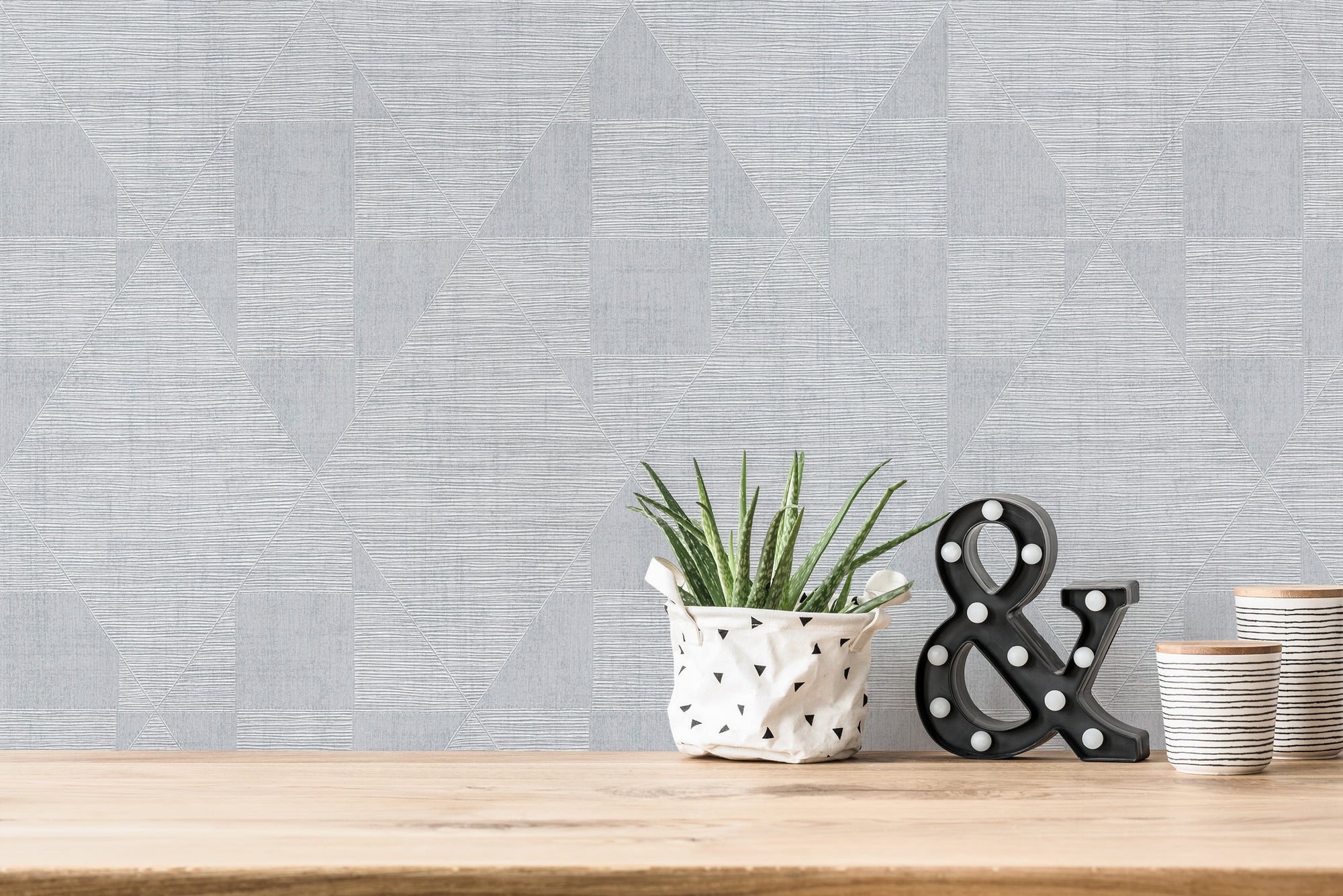 Titanium 3 - Geo Shapes geometric wallpaper AS Creation    