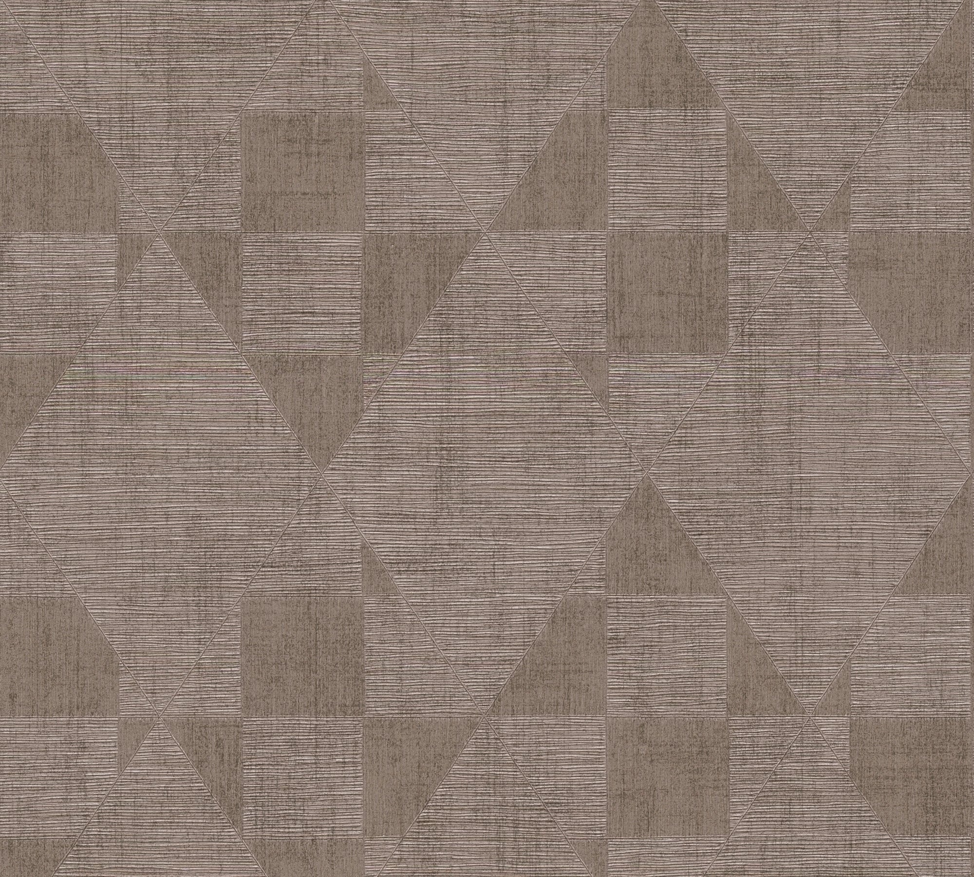 Titanium 3 - Geo Shapes geometric wallpaper AS Creation Roll Brown  381964