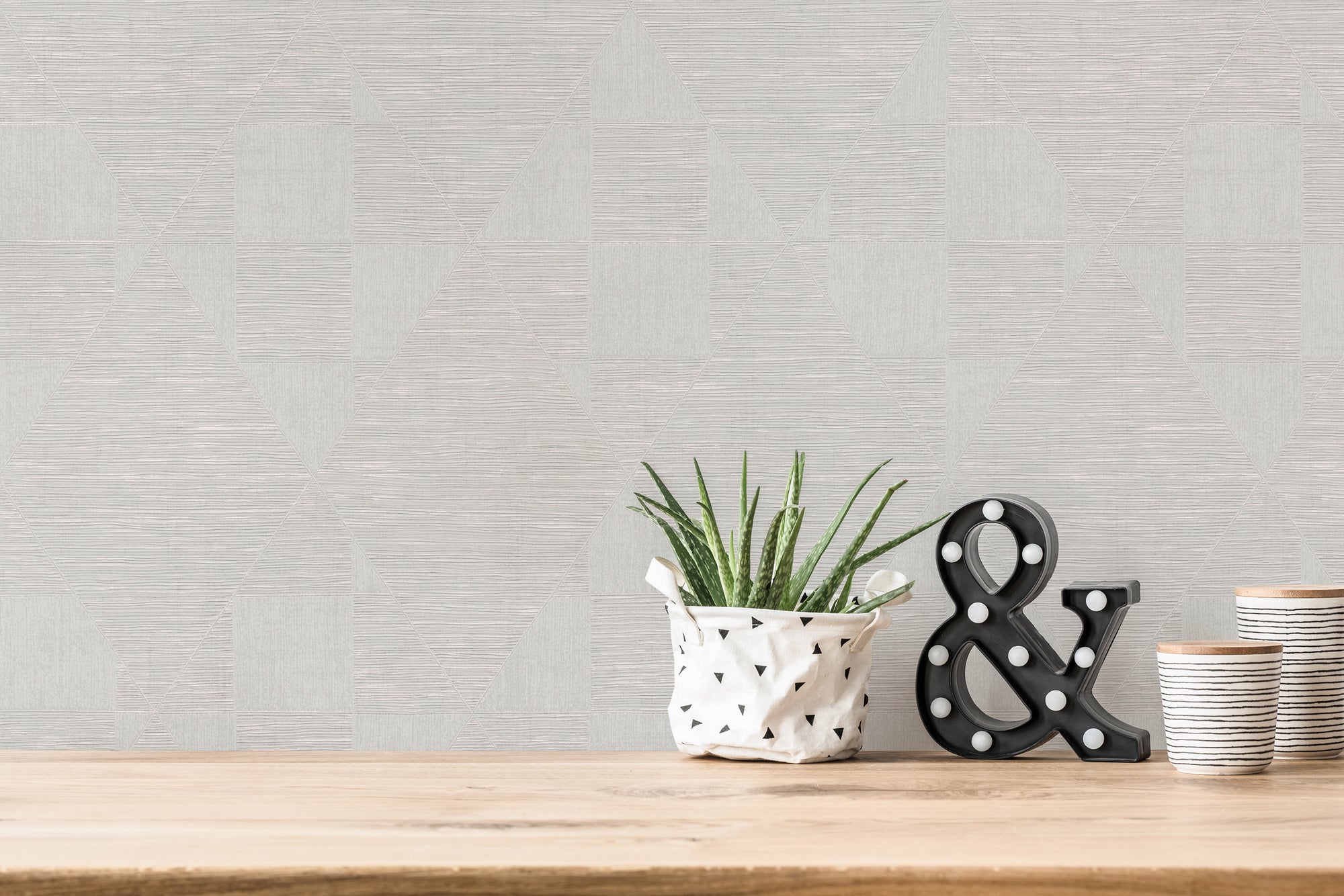 Titanium 3 - Geo Shapes geometric wallpaper AS Creation    