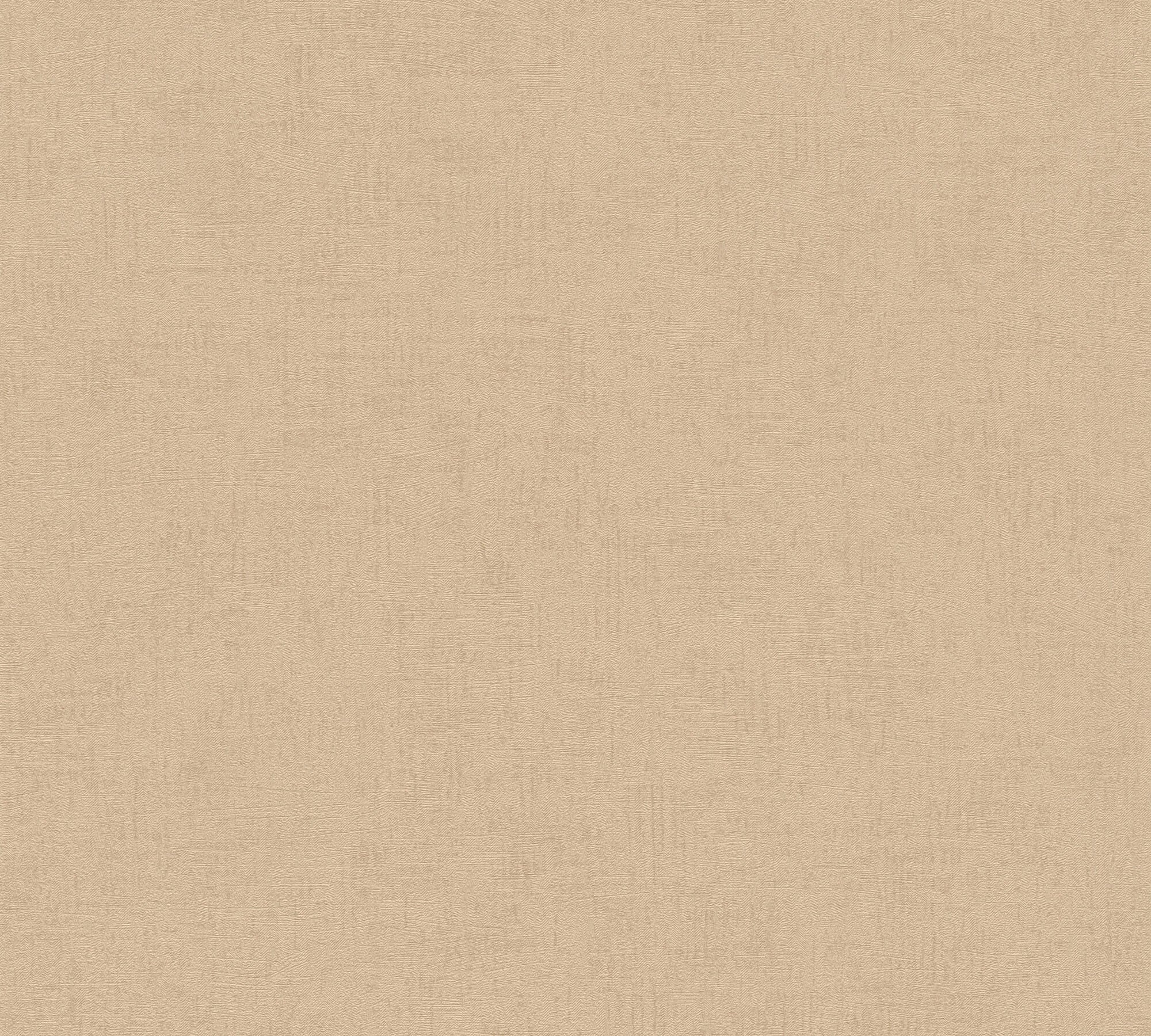 Titanium 3 - Lustrous Sheen Look plain wallpaper AS Creation Roll Beige  381974