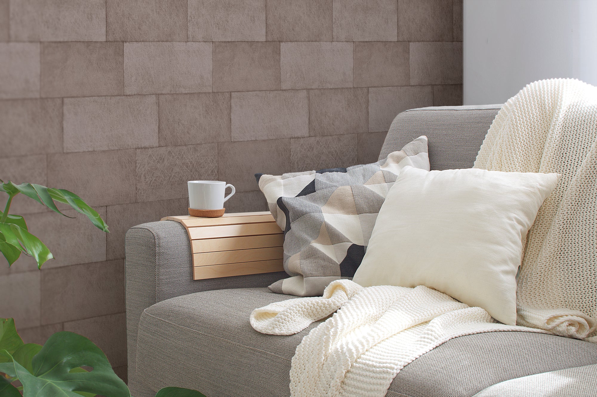 Titanium 3 - Tiles industrial wallpaper AS Creation    