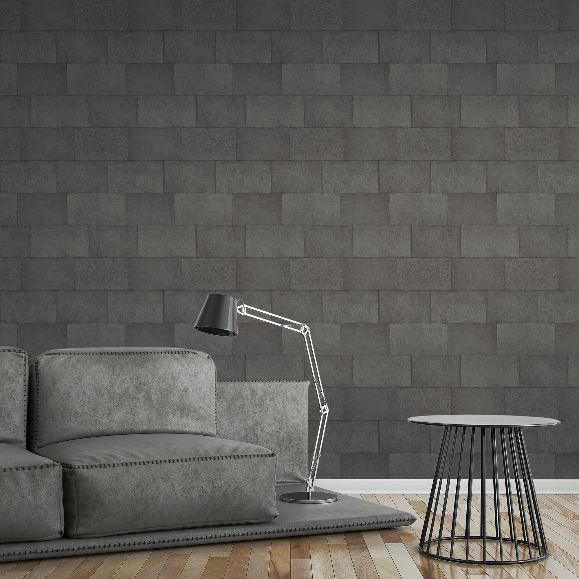 Titanium 3 - Tiles industrial wallpaper AS Creation    