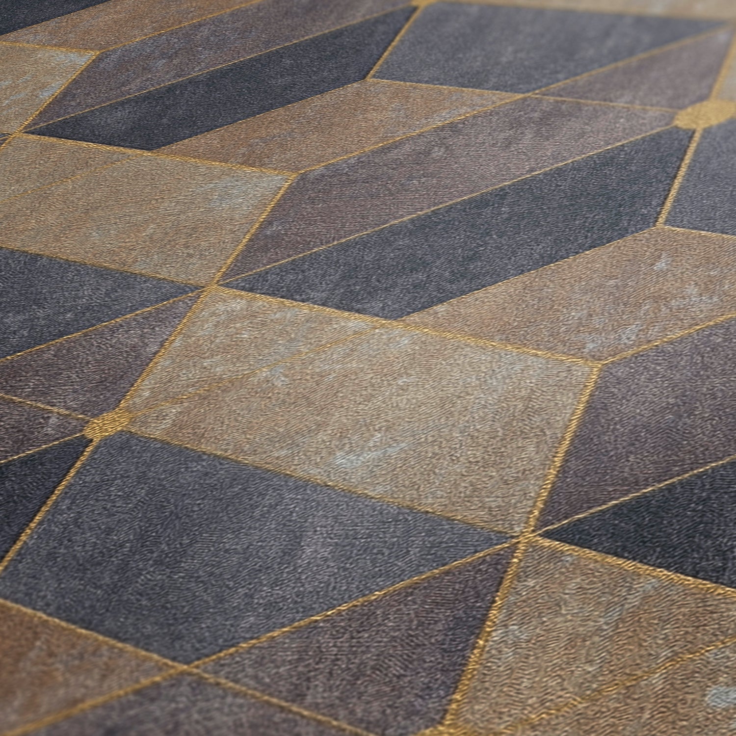Titanium 3 - 3D Cubes geometric wallpaper AS Creation    
