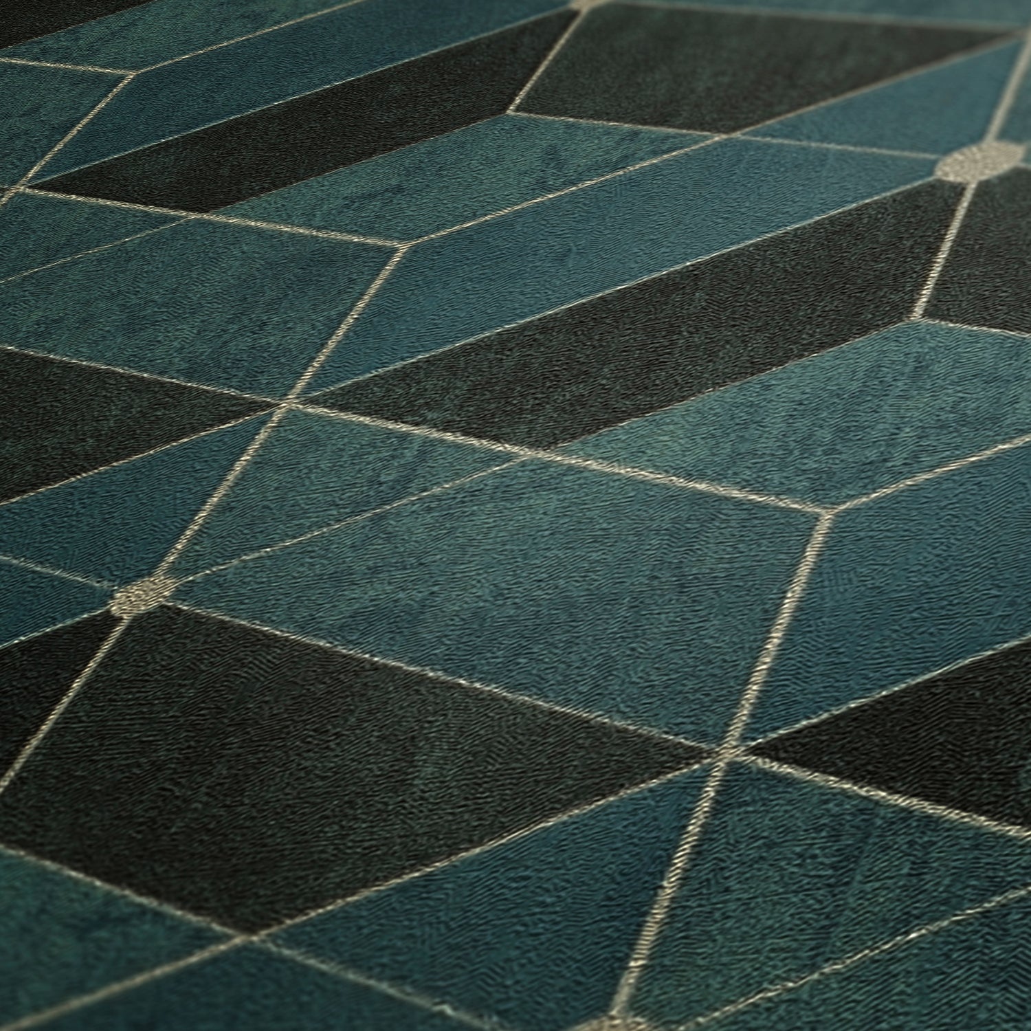 Titanium 3 - 3D Cubes geometric wallpaper AS Creation    
