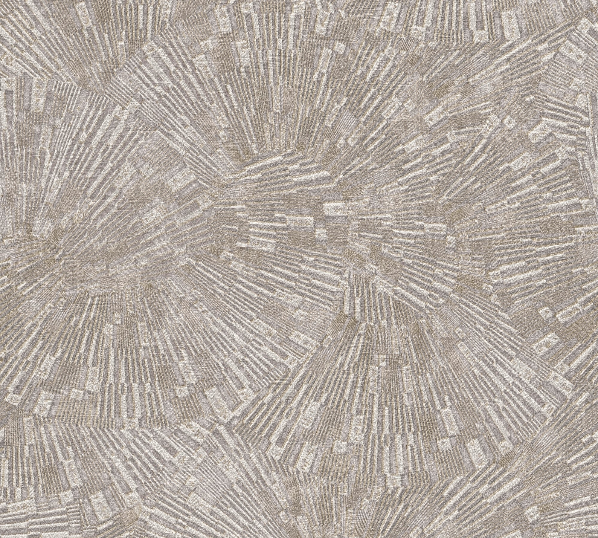 Titanium 3 - Illusion geometric wallpaper AS Creation Roll Beige  382033