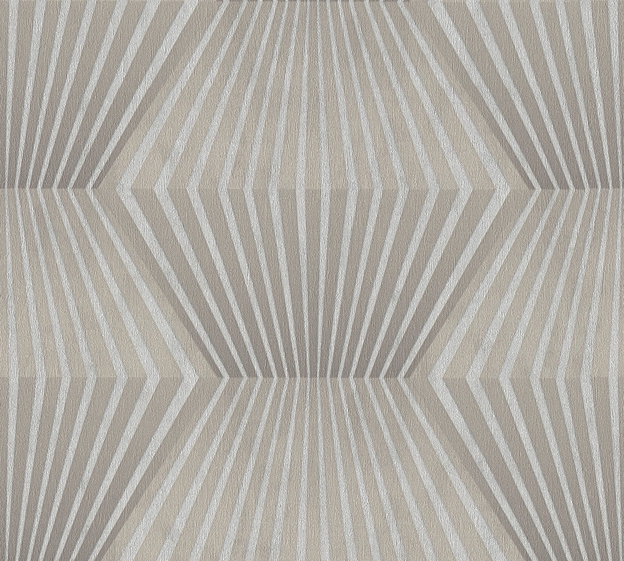 Titanium 3 - Honeycomb geometric wallpaper AS Creation Roll Grey  382043