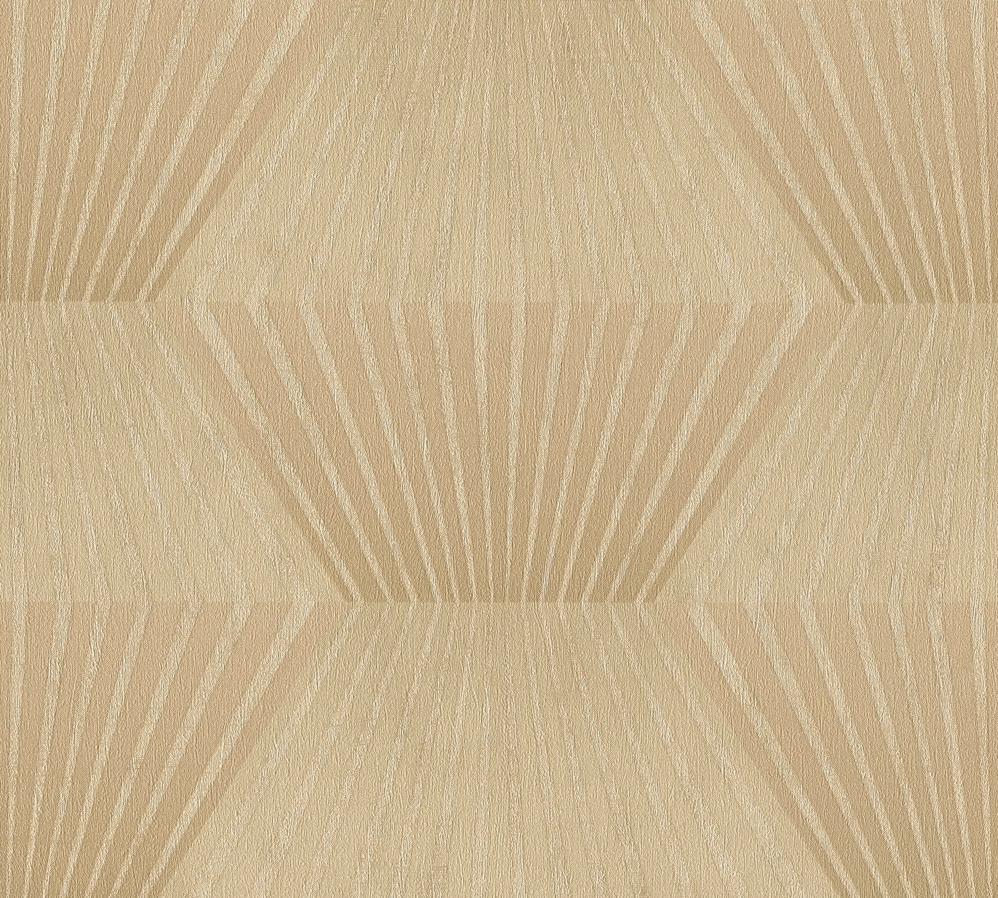 Titanium 3 - Honeycomb geometric wallpaper AS Creation Roll Gold  382044