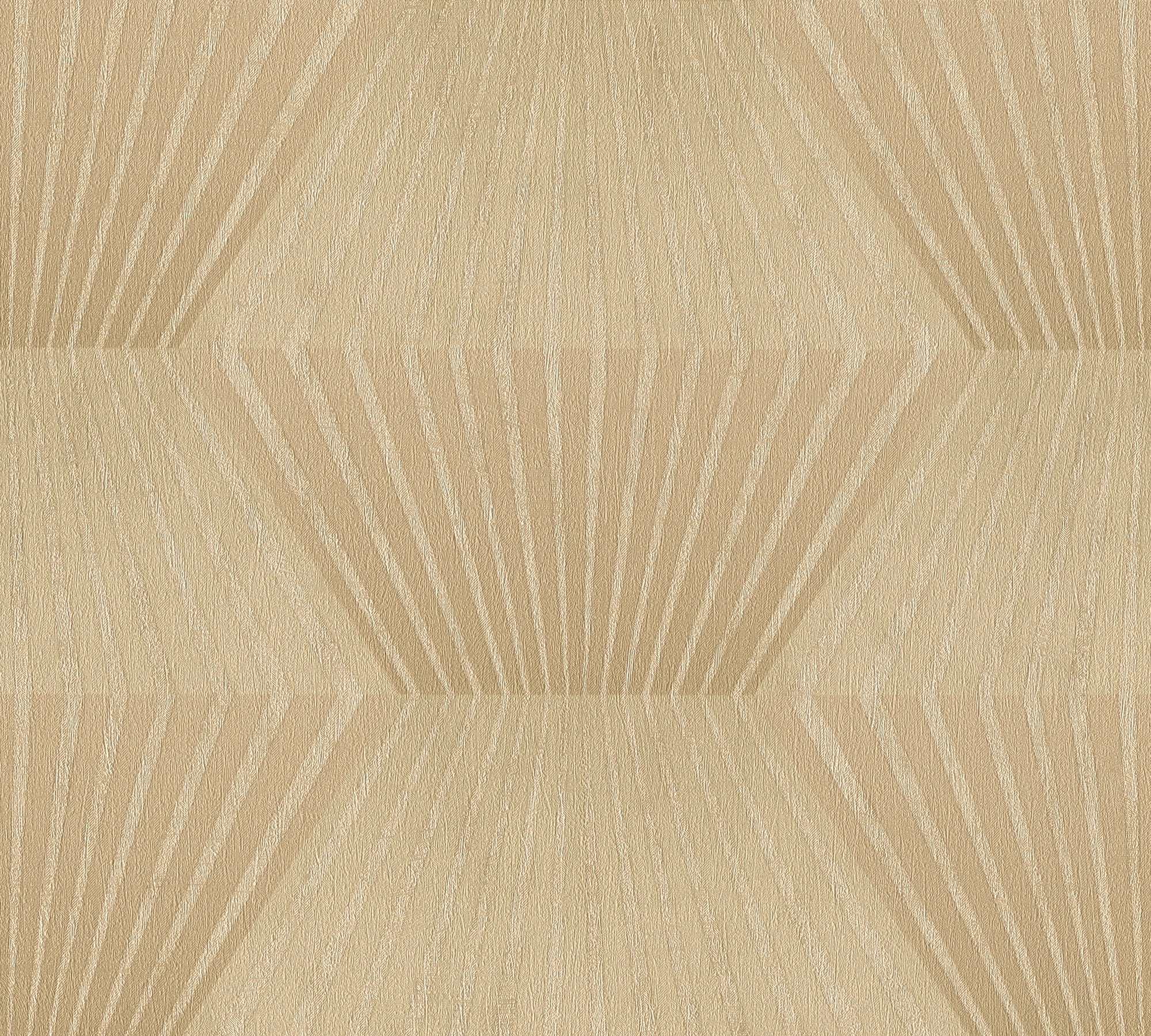 Titanium 3 - Honeycomb geometric wallpaper AS Creation Roll Gold  382044